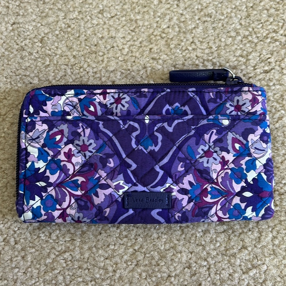 Vera Bradley Purple Floral Wallet
